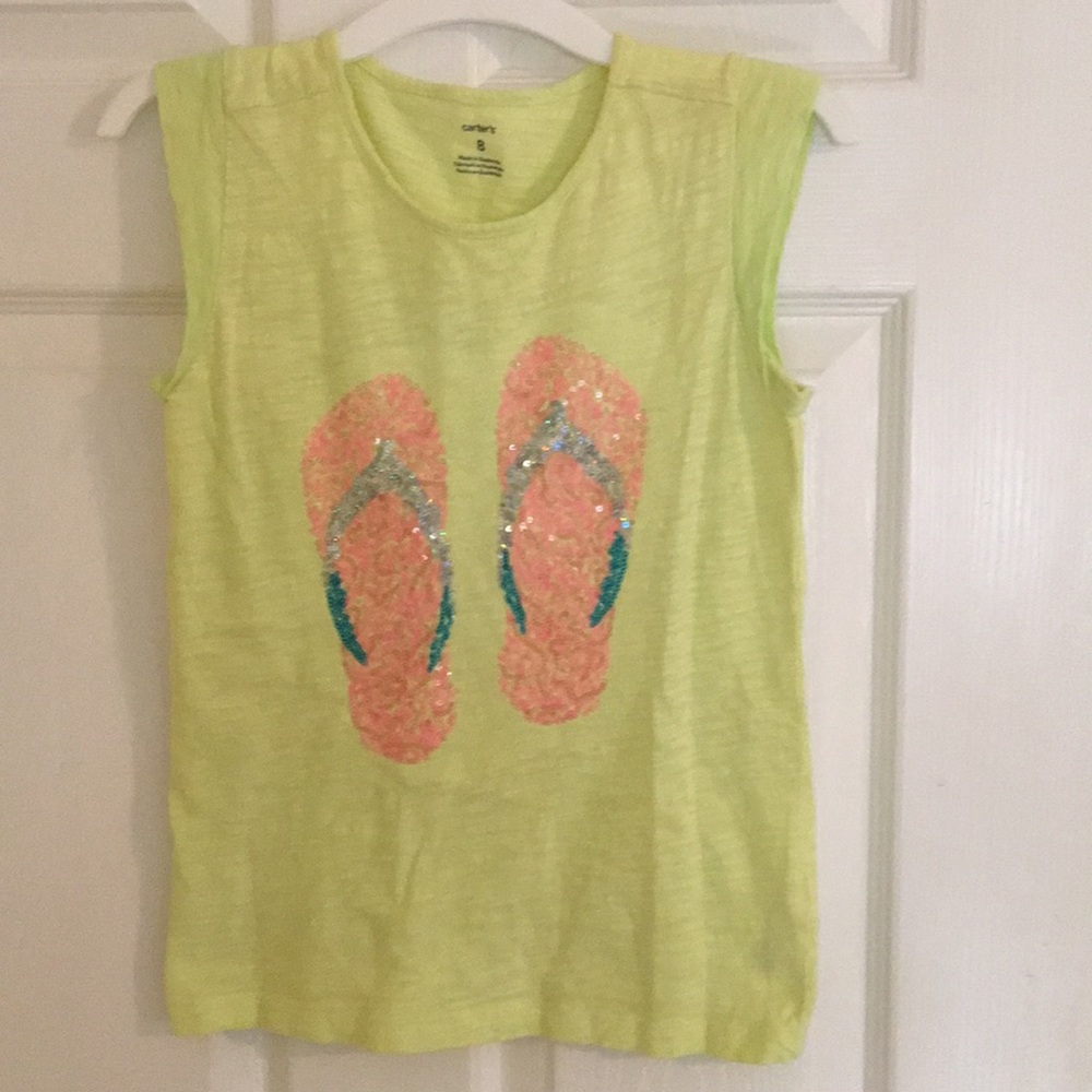 Carters flip flop tee